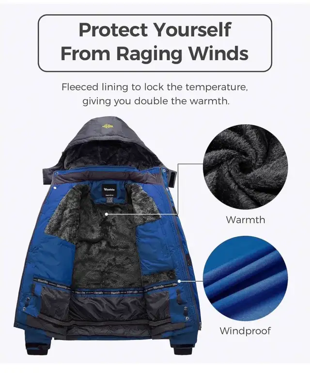 Brand New Men's Winter Jacket Ski Jacket, Medium in Men's in Mississauga / Peel Region - Image 3