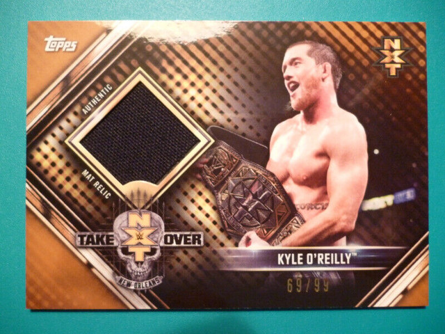WWE Relic Topps Cards - O'Reilly Strong Andrade Dream Seven in Arts & Collectibles in Peterborough