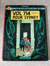 Tintin 
Vol 714 pour Sydney 
1er tirage EO 1968
Cote de 800€
