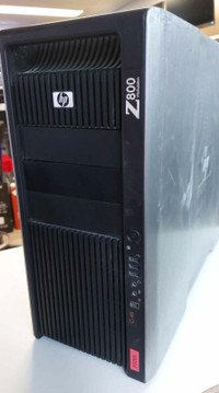 Ordinateur HP Z800 2 CPU Xeon ES640 SSD 120GB 500GB Quadro K4000