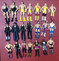 WWE WWF LEGENDS MATTEL WRESTLING FIGURES AEW ECW WCW NXT (1st)