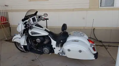One owner, 36,000 kms. White smoke color. Thunderstorm 111 cu in engine, 1811 cc. Full lowers, heate...