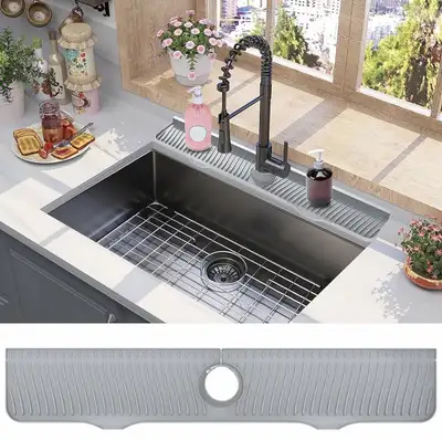 32 Inch Sink Splash Guard, Kitchen Sink Drying Mat, View more