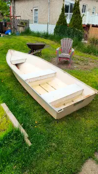 Fiber glass boat