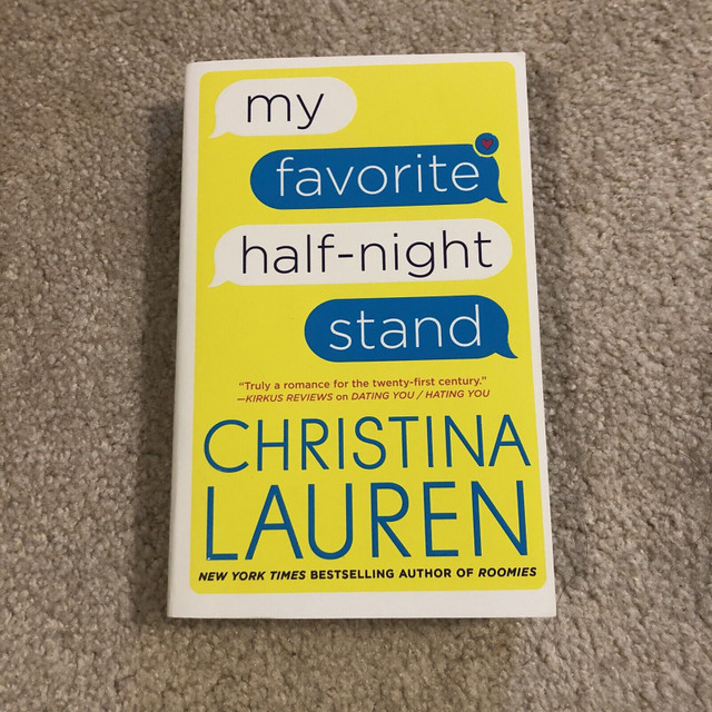 My favourite half-night stand book by Christina Lauren in Fiction in Mississauga / Peel Region