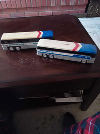 Grey hound plastic busses