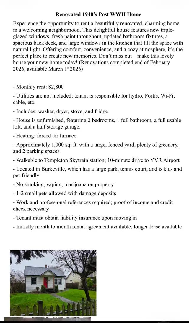 House for rent - Richmond Burkeville in Long Term Rentals in Richmond - Image 2