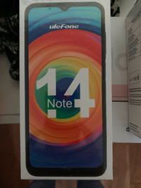 Ulefone 14 note 16GB, brand new