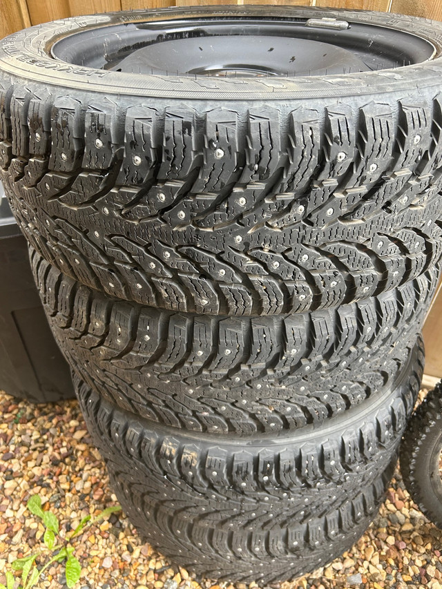 Studded winter tires and rims.235/50R18 5×115 rim size, Tires us | Other |  Fort McMurray | Kijiji