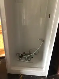 Moulded shower stall