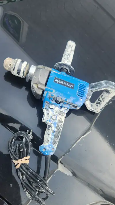master craft mixing drill 1/2 "chuck 115 volt ,70 $$cash firm, View more