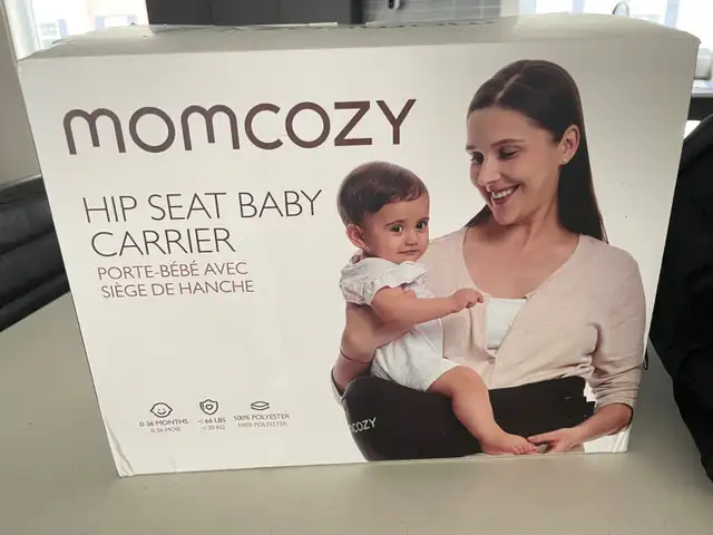 MomCozy Hip Seat baby Carrier- Black, Medium- Brand New in Strollers, Carriers & Car Seats in London - Image 3