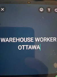 Warehouse Worker Ottawa