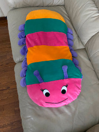 Plush Colorful Caterpillar Pillow