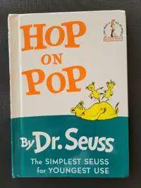 Vintage Dr. Seuss Books (Hop on Pop and I Can Read) 2 Books