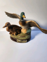 Ducks unlimited Jim Beam whiskey decanters 
