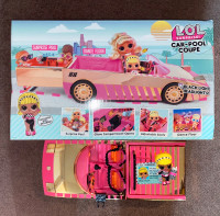 LOL Surprise Car Pool Coupe w/ Drag Racer Doll