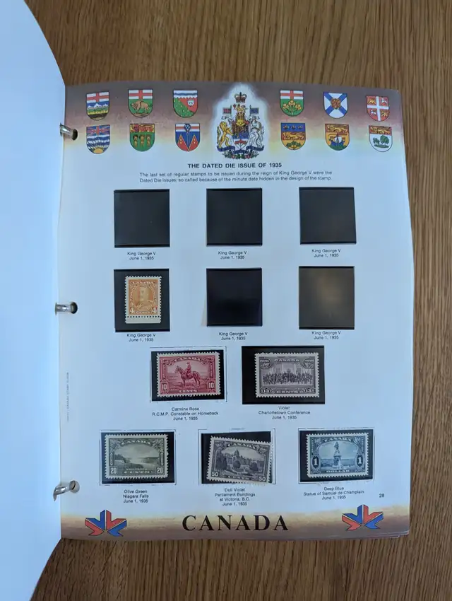 Unity Canada Stamp Album. Vol 1 in Hobbies & Crafts in City of Toronto - Image 6