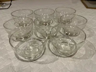 Antique Glass Desert Dishes, View more