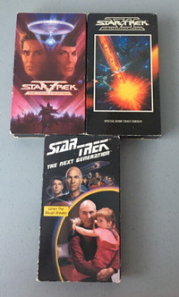 Star Trek Movies VHS Video Cassettes