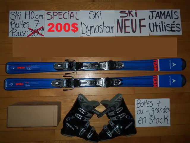 Ensembles kits ski alpin et twin tip 140 144 146 cm in Ski in Drummondville - Image 9