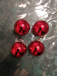 Small Red Christmas Balls