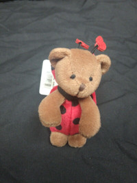 Russ Berry Brown Ladybug Bear - Collectable