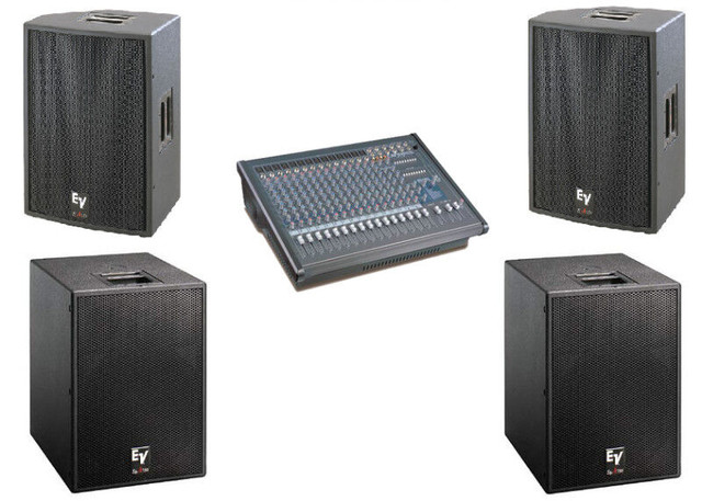 YORKVILLE+ELECTRO VOICE PA SYSTEM in Pro Audio & Recording Equipment in City of Toronto