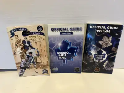 TORONTO MAPLE LEAFS guide MEDIA GUIDE NEW $10 each, View more
