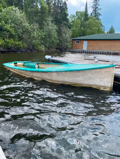 This boat was adrift at the entrance to holmstrom marsh. If it is yours please come get it.