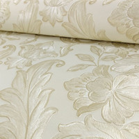 NEW 5 Rolls Italian Damask Pattern Wallpaper Metallic Floral$828