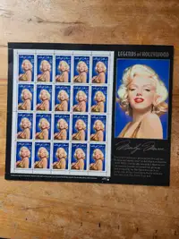 Marilyn Monroe commemorative stamps