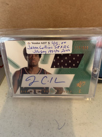 Jason Collins NBA SPX Auto Jersey NBA 2000 Showcase 267