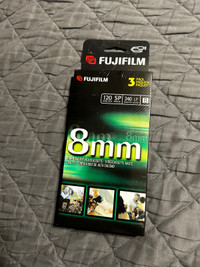 FujiFilm 8mm High Quality Videocassettes - 3 Pack. New Sealed