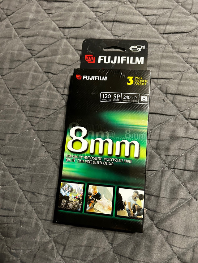 FujiFilm 8mm High Quality Videocassettes - 3 Pack. New Sealed in Cameras & Camcorders in Oshawa / Durham Region