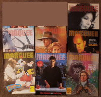 MARQUEE MOVIE MAGAZINE -1985-1986 - DIFFERENT PRICES PER ISSUE