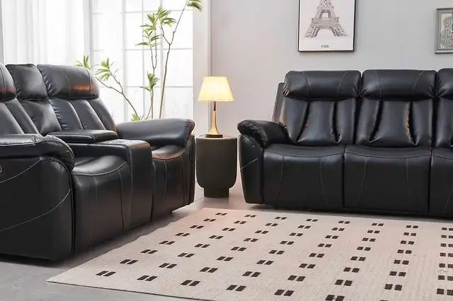 Modern 3-Piece Reclining Set – Power Headrest, Footrest, USB  in Couches & Futons in Laval / North Shore - Image 6