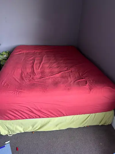 queen size mattress and box spring , View more