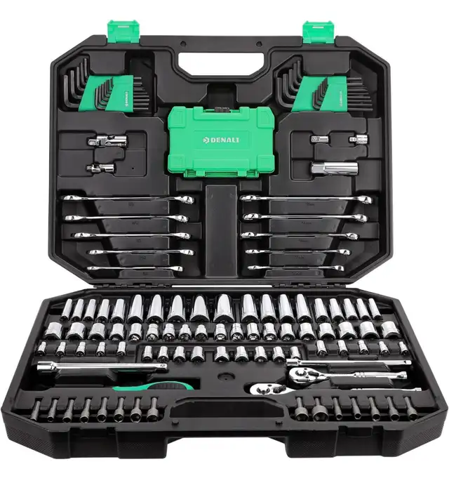 *Brand New*Denali 142-Piece Mechanics Tool Kit and Socket Set in Other Parts & Accessories in Burnaby/New Westminster - Image 2