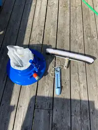 Pool Vacuum and Scrub Brush 
