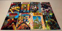 Collection of 8 Valiant chromium cover comics Bloodshot and more