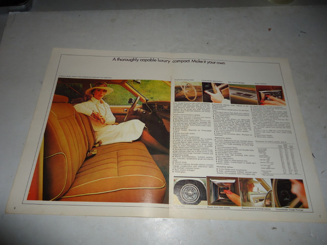 1977 CHEVROLET CONCOURS DEALER SALES BROCHURE in Arts & Collectibles in Belleville - Image 4