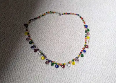 Colourful Heart Necklace , View more