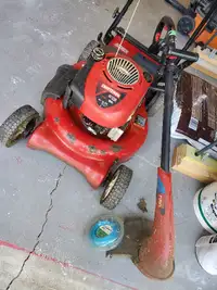 Lawnmower and edge trimmer
