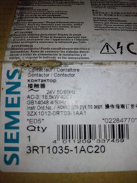 Siemens contactor