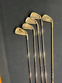 PING golf clubs, 3,4,5 & two 6 irons