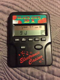 Radio Shack Blackjack 21 Electronic Handheld 