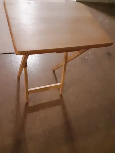 Wood TV Tray Tables Laptop Set of 4 with stand, View more
