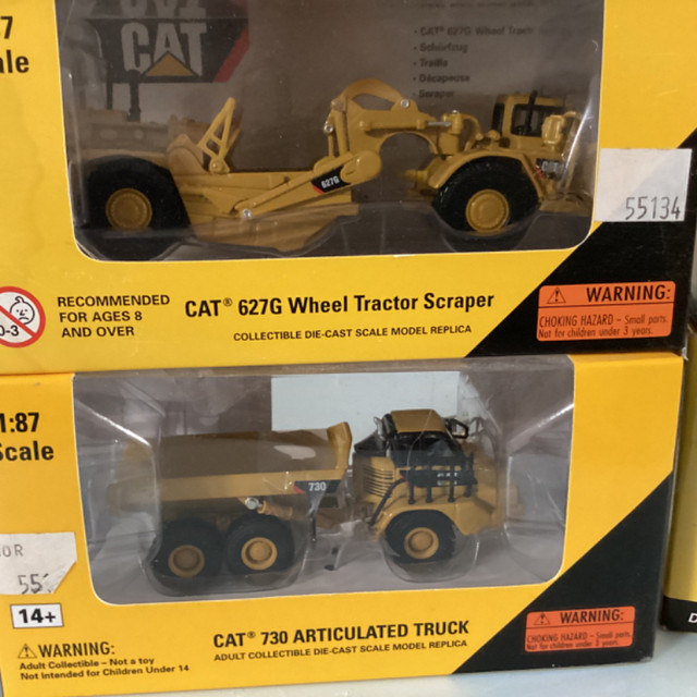 Ho scale Diecast Cat and Volvo construction vehicles in Toys & Games in Cape Breton - Image 2