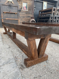 Wood bench 8ft long custom made